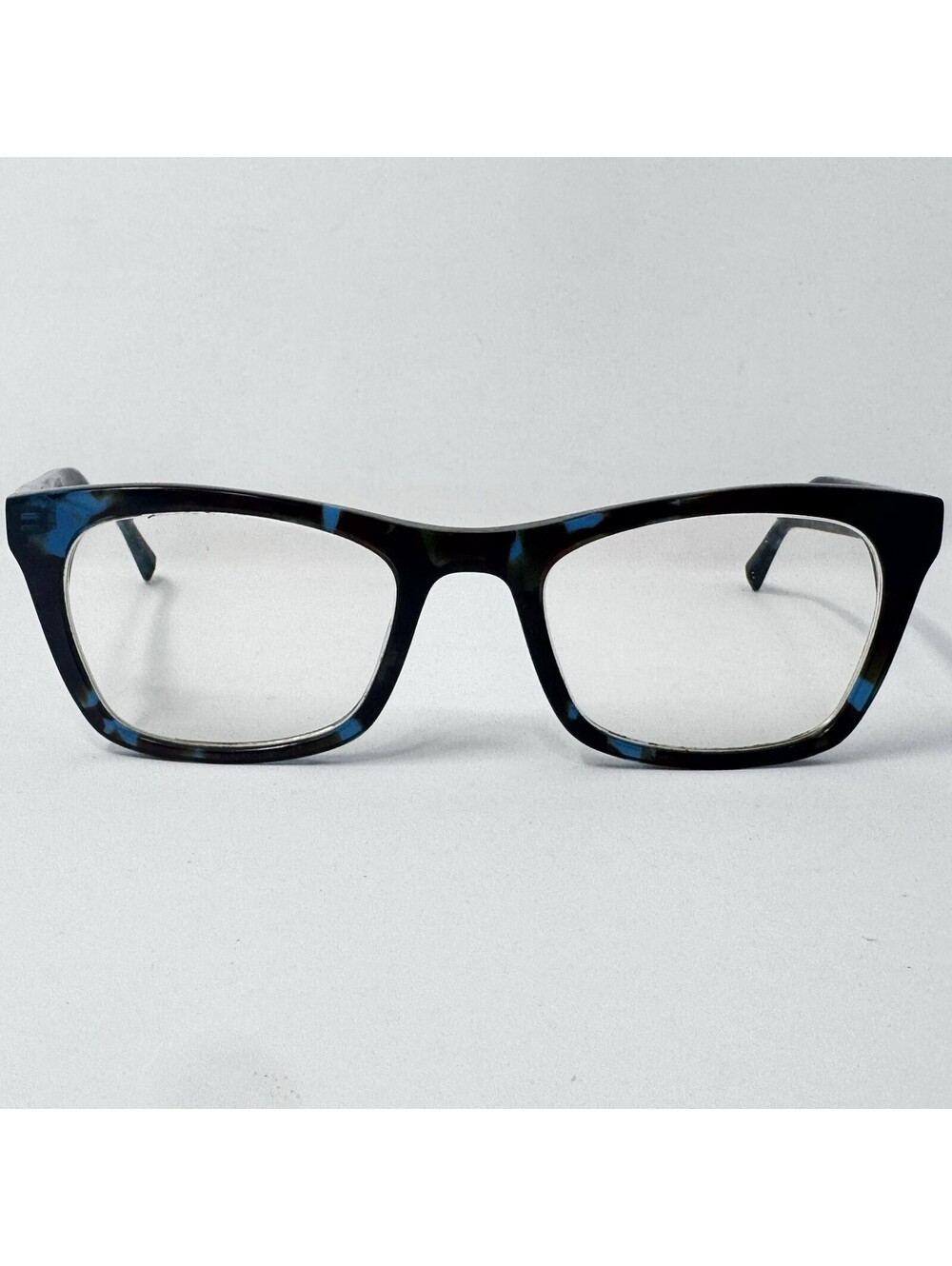 Warby Parker Simone 155 Blue Brown Eyeglass Frames 49-19-140